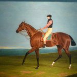 John Frederick Herring The Hon. Edward Petre's "Theodore" with J.Jackson up, 1824, Oil on canvas, 22 x 30 inches