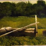 Jamie Wyeth, Jump, 1979, Watercolor on paper, 22 x 30 inches