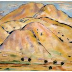 Marsden Hartley, Arroyo Hondo, NM, 1917, Pastel on Paper, 18 x 28 inches
