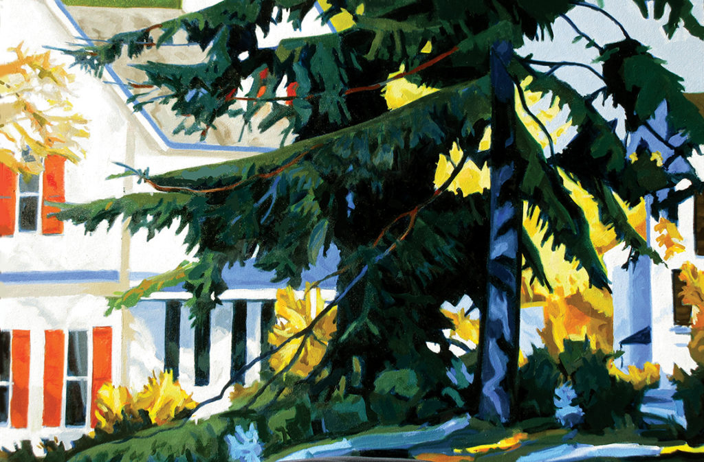 Philip Koch, Bright Morning (SOLD), 2019, Oil on canvas, 36 x 54 inches