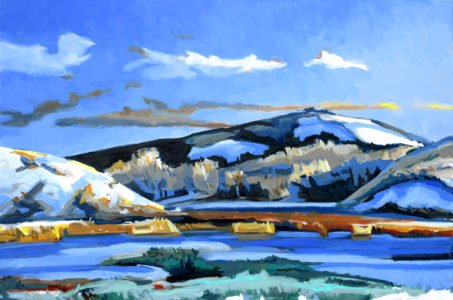 Philip Koch, The Great Dune (SOLD), 2020, Oil on canvas, 28 x 42 inches