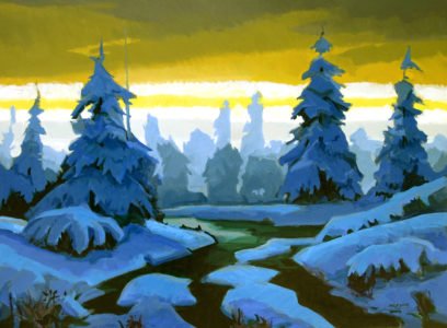 Philip Koch, Uncharted II, 2016, Oil on canvas, 30 x 40 inches