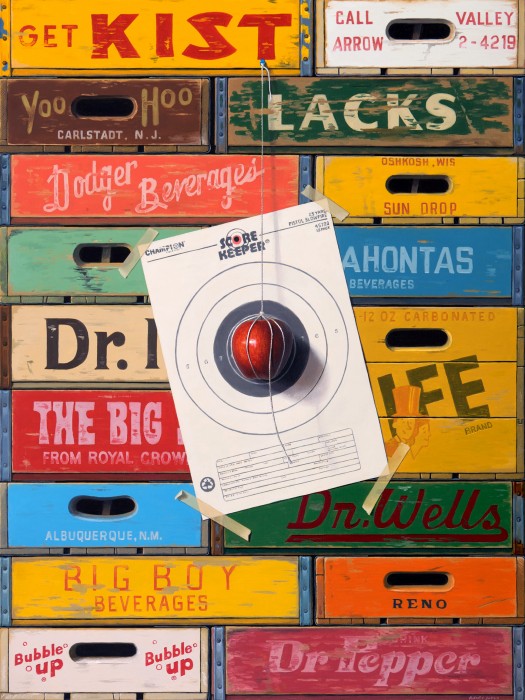 Robert Jackson, William Tell, Oil on Panel, 42 x 30 inches