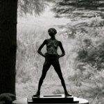 Rosy Lamb, Shield, Bronze, Edition 1/8 16 inches tall