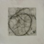 Betsy Eby, Small Tablet on Panel 1, Encaustic on Mounted Canvas 10 x 10 inches