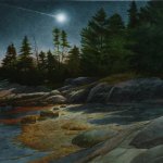 Greg Mort, Star Burst, 2011, Watercolor, 19 x 28 inches