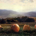 Timothy Barr, Autumn Morning, Oil on Panel, 20 x 30 inches