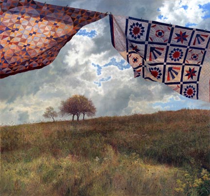 Timothy Barr, Heirloom, Oil on Panel, 39 x 42 inches