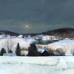 Timothy Barr, Luminescene, Oil on Panel, 38 x 42 inches