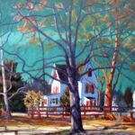 Philip Koch, Winter Sky, 2018, Oil on canvas, 40 x 60 inches