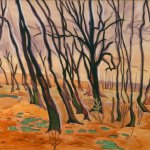 Charles Burchfield, Woodland Scene, 1916, watercolor, 20 x 14 inches