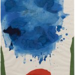 Helen Frankenthaler, Summer Pillars, 1964, Gouache on paper, 23 1/2 x 16 1/2 inches