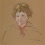 Mary Cassatt, Sketch of Alexander J. Cassatt, c. 1914, pastel on tan paper, 17 1:2 x 16 5:8 inches