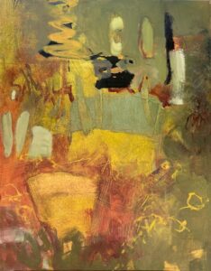 Vicki Vinton, From the Inside (SOLD), 2021, Mixed media on canvas, 30 x 24 inches