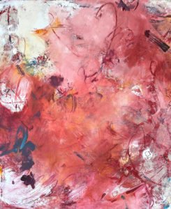 Vicki Vinton, Shanghai, 2020, Mixed media on canvas, 42 x 35 inches