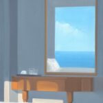 Heidi Palmer, Hotel on the Aegean, Oil on canvas, 24 x 18 inches