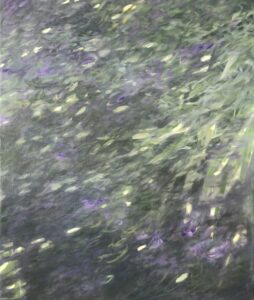 Heidi Palmer, Pond Life, Oil on canvas, 24 x 20 inches