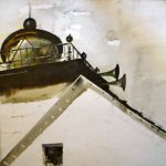 Andrew Wyeth, Foghorns, 1952 watercolor 22 x 30 inches
