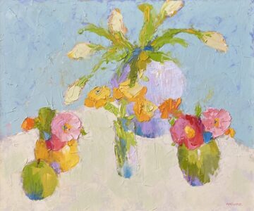 Carol Maguire, Love Never Leaves, oil on panel, 20 x 24 inches