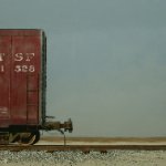 Fancis Di Fronzo, Nothing Starts Tomorrow Part 8, 2011, Oil over gouache and watercolor, 32 x 66 inches