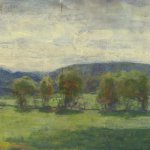 Jon Redmond, Brandywine Plain, oil on board, 14 x 17 inches