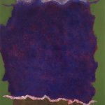 Theodoros Stamos, Infinity Field, Lefkada Series, 1980-81 Acrylic on paper 30 x 22 ¼ incheseries