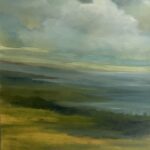 Caroline Adams, Haze, 2025, Oil on canvas, 47 x 31 1/2 inches