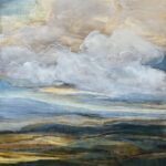 Caroline Adams, Large Square II, 2026, Egg tempera on panel, 36 x 36 inches