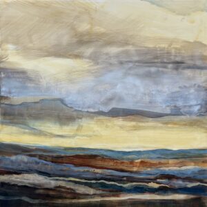Caroline Adams, Large Square IV, 2026, Egg tempera on panel, 36 x 36 inches
