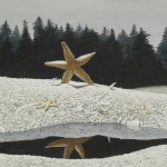 Greg Mort, Star Pool, 2013, watercolor, 21 x 29 inches