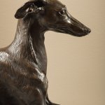 Rikki Morley Saunders, Bella, 2013, bronze, 39 3/4 x 18 x 14 3/4 inches