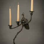 Rikki Morley Saunders, Undercover, 2013, bronze, 14 1/2 x 8 x 19 inches