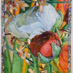 Joseph Raffael, November, 2009, watercolor on paper, 51 1/4 x 41 1/4 inches