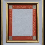 Kay Jackson, Web of Life Opus I, 2013, gold leaf, tempera and gesso on wood, 14 x 12 inches