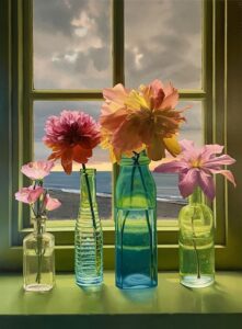 Scott Prior, Spring Flowers (SOLD), 2018, Oil on panel, 40 x 30 inches