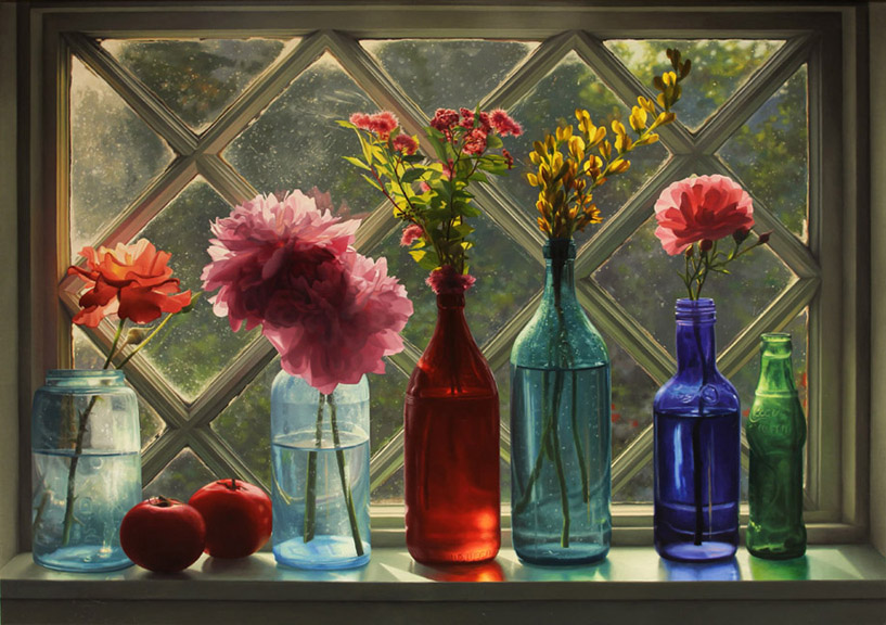 Scott Prior, Window in June, 2013, oil on canvas, 24 x 34 inches