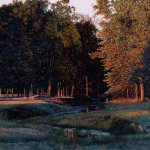 Timothy Barr, Irish Creek, 2014, oil on panel, 24 x 30 inches