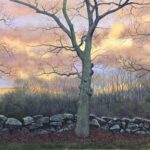 Timothy Barr, Mossy Oak, 2014, Oil on panel, 11 x 14 inches