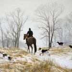 Peter Sculthorpe, The Strays, 2014, oil, 24 x 32 inches