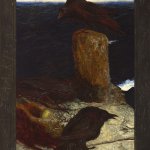 Jamie Wyeth, Gulls Egg, 1988, oil on panel, 36 x 24 inches