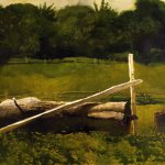 Jamie Wyeth, Jump, 1979, watercolor, 22 x 30 inches