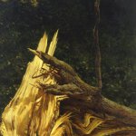 Jamie Wyeth, Lightning Struck, 1974, oil on canvas, 38 1/4 x 30 1/4 inches