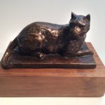 Julia Levitina, Cat, Bronze, 7 ½ x 4 ½ x 5 ¾ inches, Edition of 8