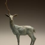 Julia Levitina, Ether, Bronze, 13 ½ x 7 x 2 ½ inches, Edition of 8