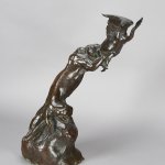Anna Hyatt Huntington (1876 - 1973), Whirlwind (Tiger and Bird), 1909, bronze, 20 inches high