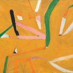 George McNeil, Bush, 1949, oil on masonite, 24 x 30 inches