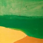 Helen Frankenthaler, Untitled, 1973, oil on linen-covered book, 11 x 11 3/8 x 1 1/2 inches