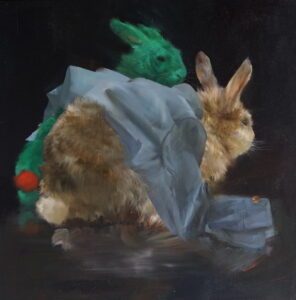 Sarah McRae Morton, Dorman's Hat Alfort' s Crown (SOLD), oil on panel, 20 x 20 inches