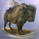 Sarah McRae Morton, Passenger, 2018, Oil on linen, 33 x 33 inches