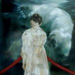 Sarah McRae Morton, Tow the Rope, Sew the Map, 2018, Oil on linen, 33 x 33 inches - SOLD